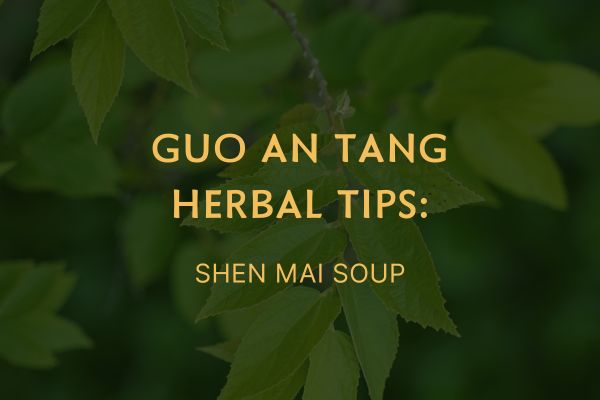 TCM herbal tips