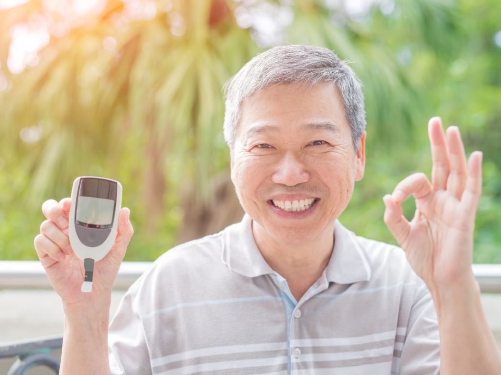 diabetes old man